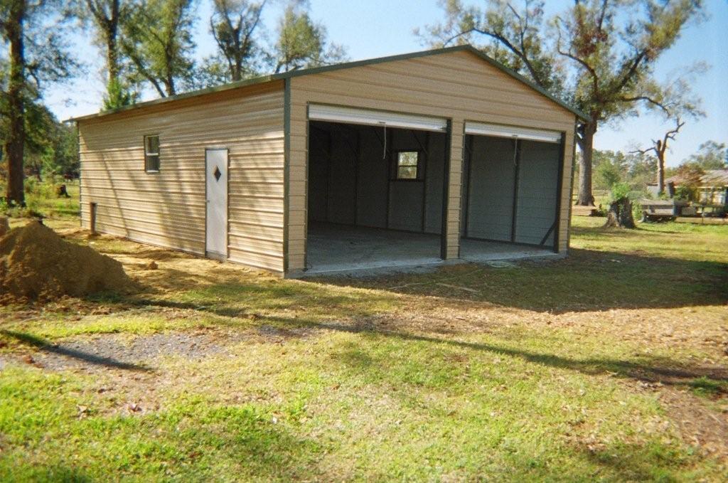 Fully Enclosed Garages – Superior Carports